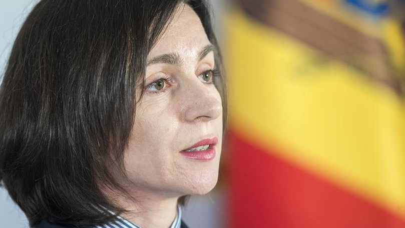 Председатель партии "Действие и Солидарность" Майя Санду. 