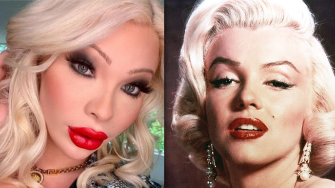 O tânără a cheltuit 50.000 de dolari pentru a semăna cu Marilyn Monroe