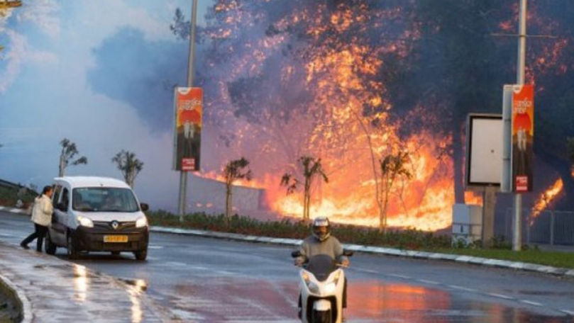 Temperaturi de aproape 50 de grade în Israel: Regiuni devastate