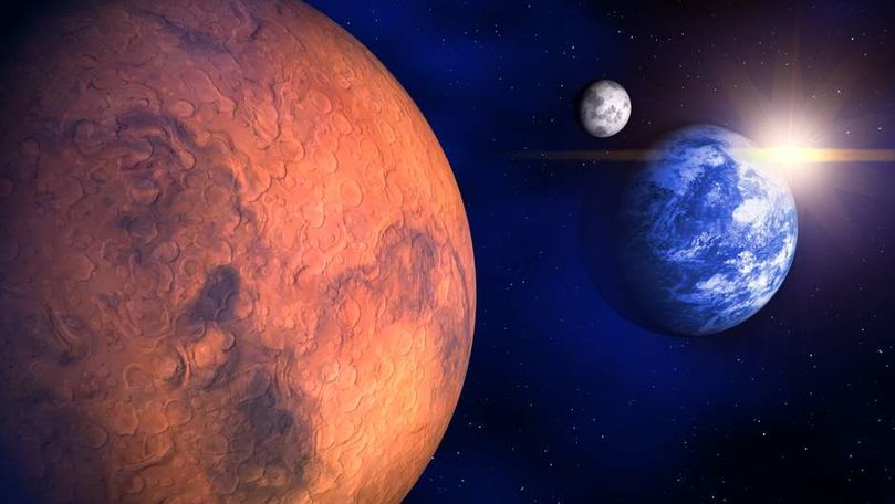 O dată la 15 ani: Planeta Marte va putea fi văzută cu ochiul liber