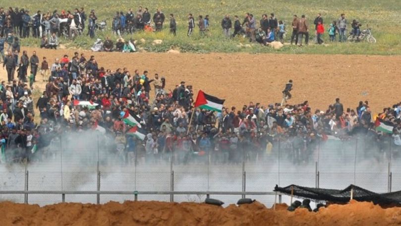 Trupele israeliene au mai ucis 4 palestinieni la graniţa cu Fâşia Gaza