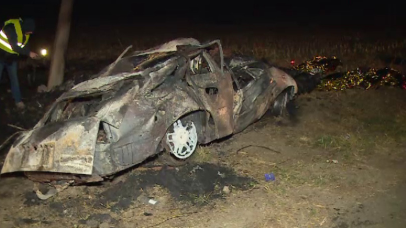 Tragedie chiar de ziua lui: Un tânăr a ars de viu în mașină