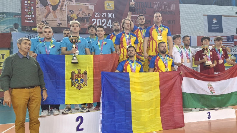 Campionatul Mondial de fotbal-tenis: Moldovenii au obținut șase medalii