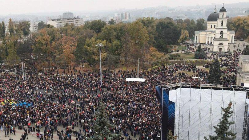 PDM: 100.000 de oameni au venit la mitingul Pro-Moldova