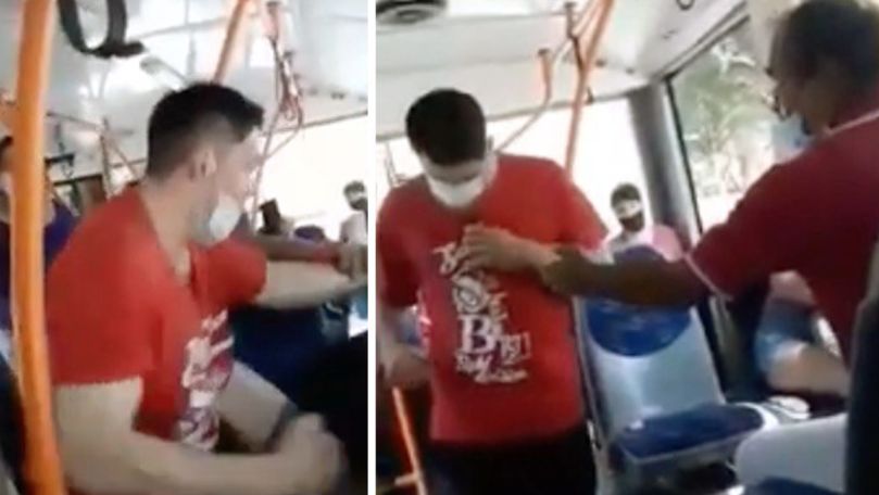 Bătaie crâncenă, filmată în troleibuz: Agresorul, internat la psihiatrie