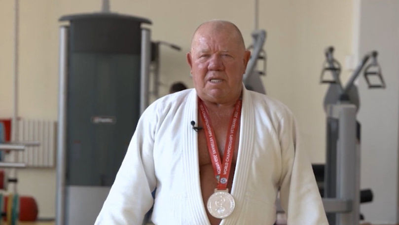 Judocanul Mihail Malear, vicecampion mondial la 77 de ani