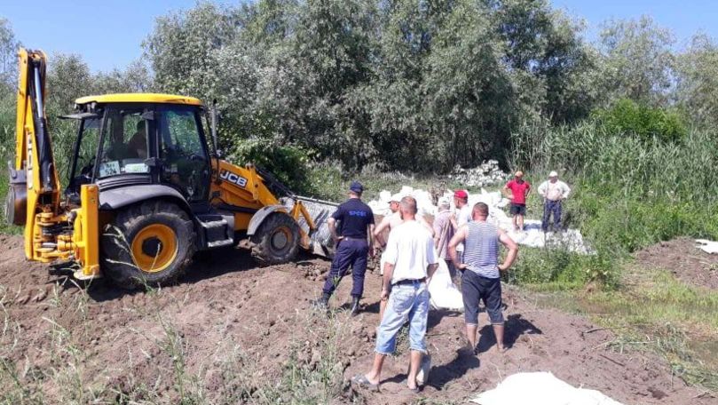 Digurile de protecție din localitățile aflate sub pericol, fortificate