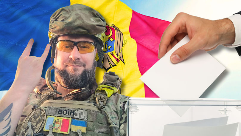 Mesaj din tranșee: Moldoveanul Alex Kubov îndeamnă la vot în septembrie