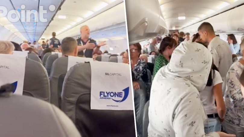 Самолет FlyOne вернется в Армению.