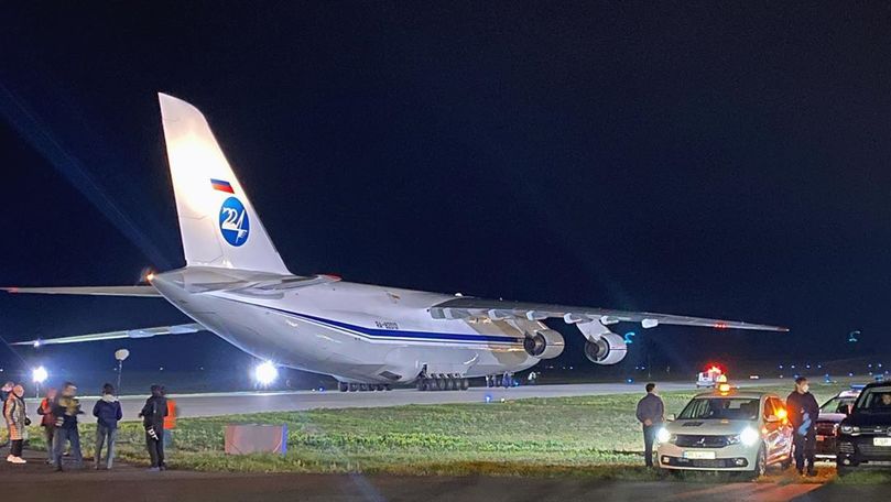 Cum arată avionul din Rusia cu echipament din China adus la Chișinău