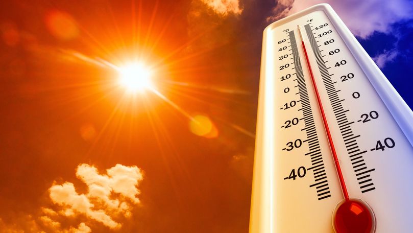 Cod galben de caniculă: Temperaturi de până la +34°C