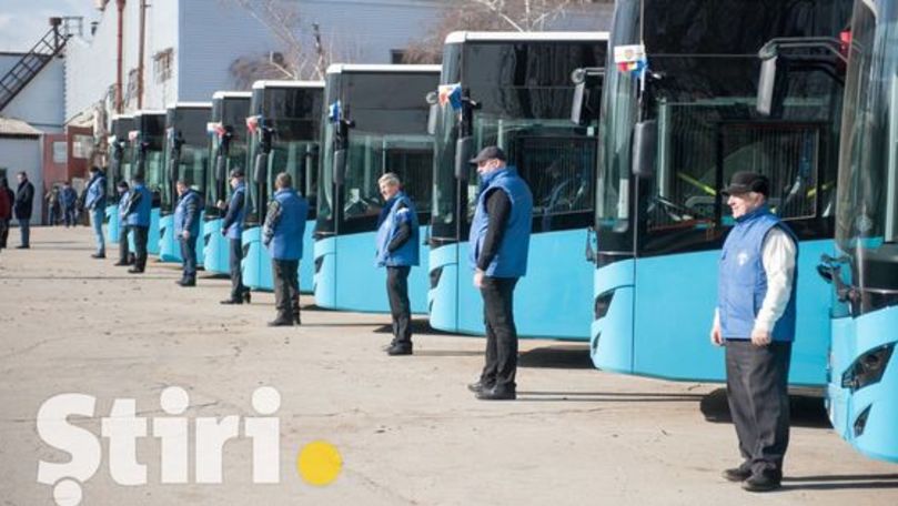 Ultimele autobuze din lotul de 78 milioane de lei au ajuns în Chișinău