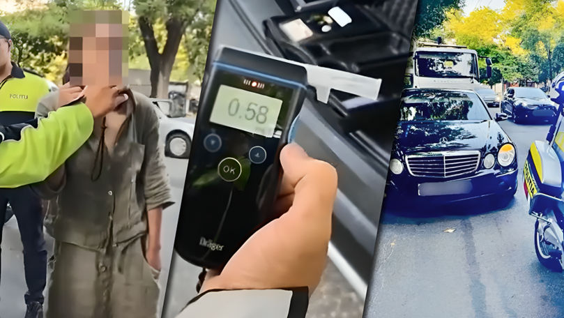 Beată la volanul unui Mercedes. Pedeapsa pe care o riscă o șoferiță