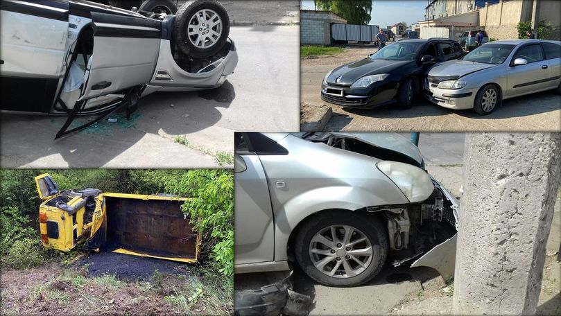 Bilanț sumbru: 116 accidente s-au produs în doar 72 de ore în Capitală