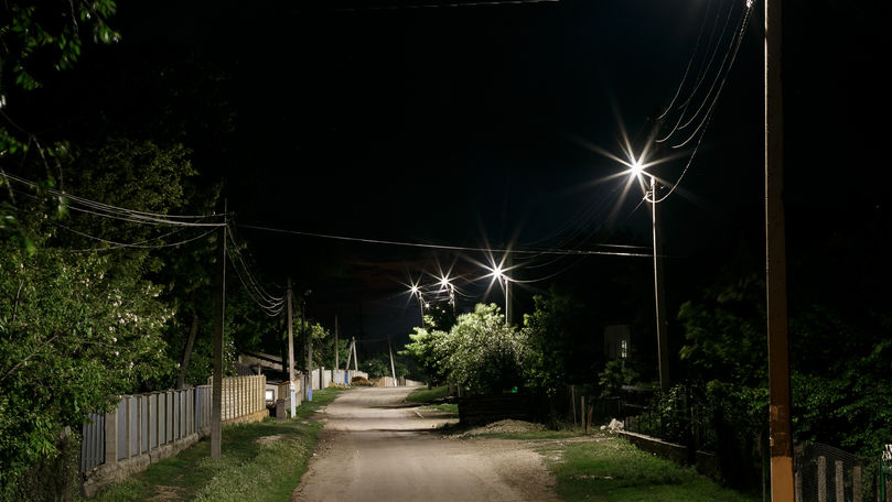 Partidul Șor a dat în exploatare iluminatul stradal în satul Cișmea