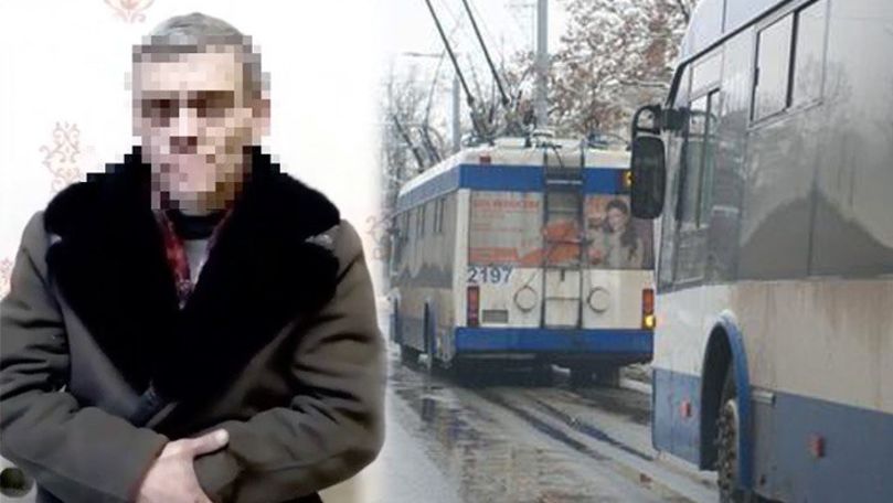 Hoț, prins cum fură din buzunare în troleibuzul 22 din Chișinău