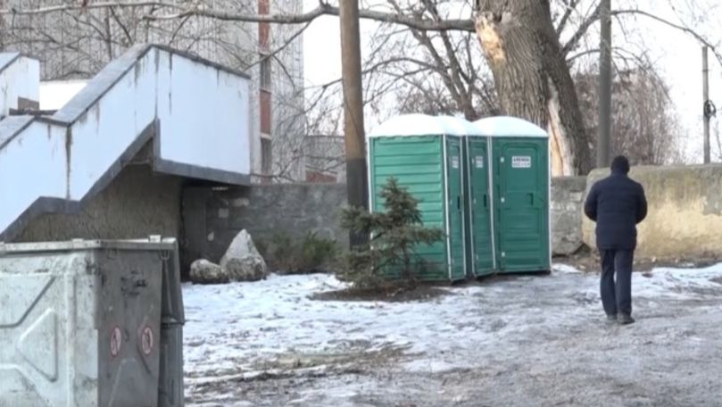 Criză de toalete în centrul orașului Bălți, în zona Târgului de Crăciun