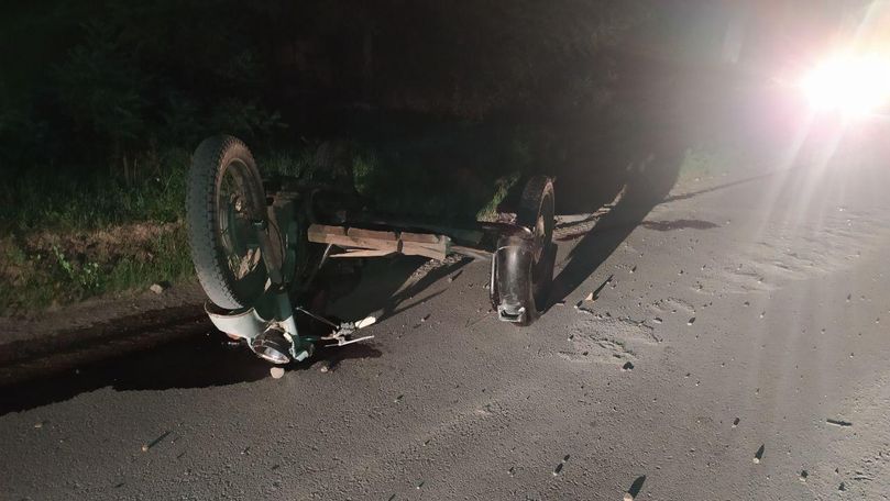 Un motociclist s-a răsturnat la Anenii Noi. Victima e în stare gravă