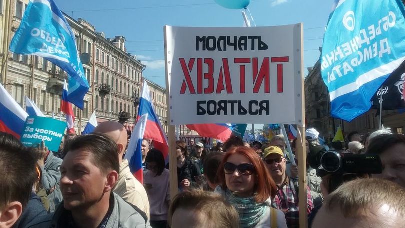 Zeci de persoane arestate în Rusia cu ocazia protestelor de 1 mai