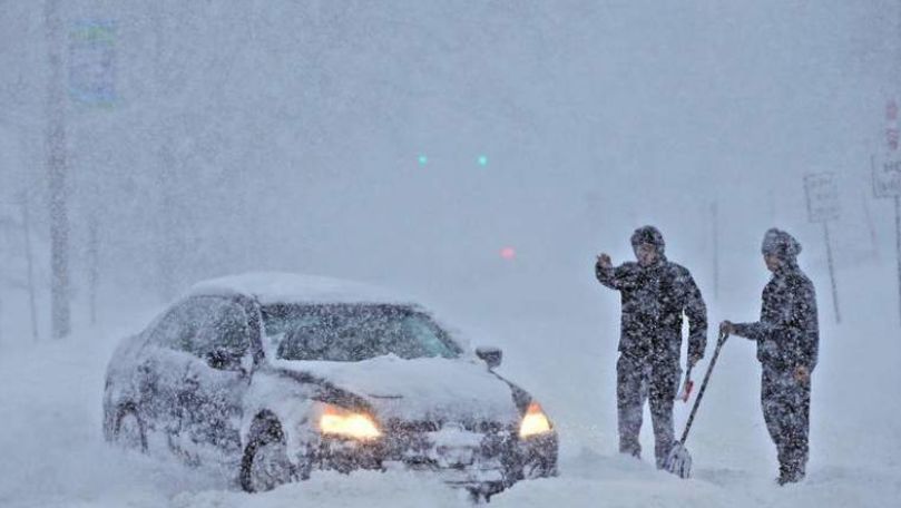 Meteo: Viscol și ninsori în Moldova. Temperaturi prognozate