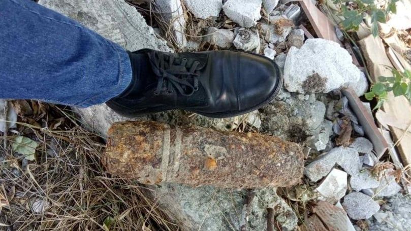 В столице на Каля Орхеюлуй обнаружен снаряд времен ВОВ.