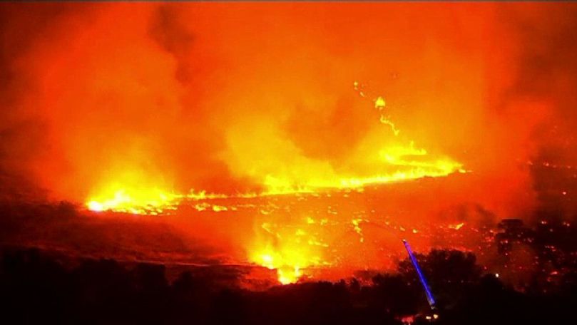Incendii masive de vegetaţie în Utah: Zeci de hectare, distruse