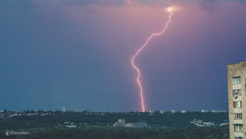 Meteo 9 iunie 2025: Averse cu descărcări electrice și maxime de +30°C