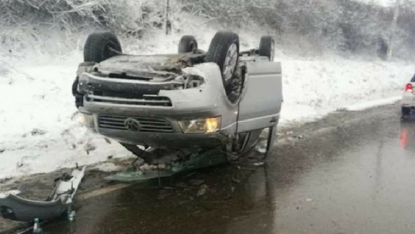 Dosar penal pentru șoferul microbuzului cu moldoveni răsturnat la Iași