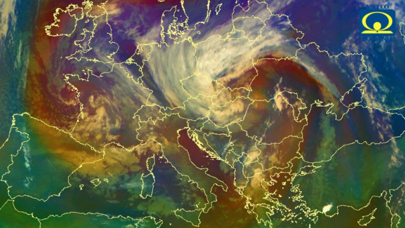 Un vortex polar va lovi România: Vântul poate ajunge și până la 250 km/h