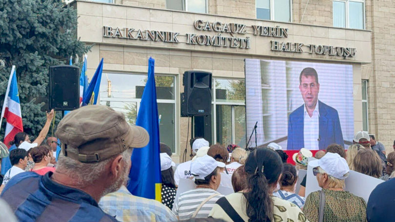 Șor a amenințat Chișinăul cu „metode de forță” la mitingul din Comrat