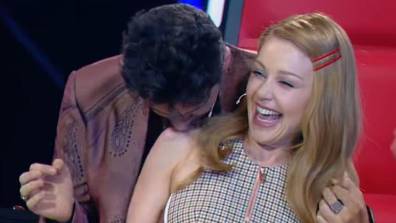Vocea Ucrainei: Dan Balan a mușcat-o pe Tina Karoli de umăr