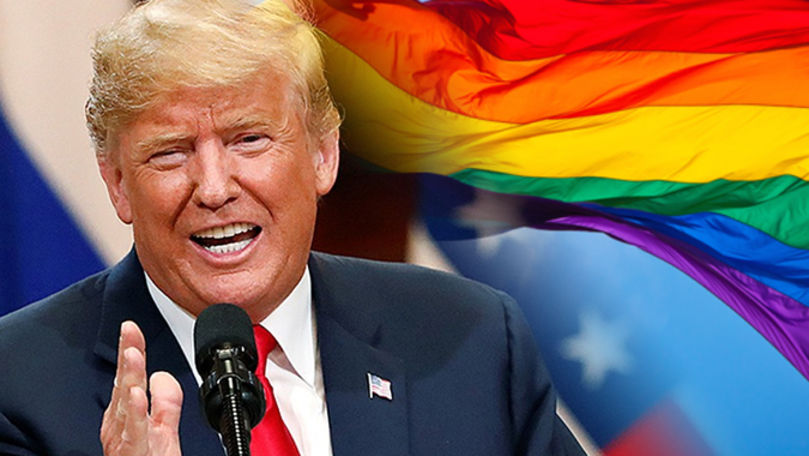 Президент США Дональд Трамп заверил гомо- и транссексуалов во всем мире в своей поддержке.