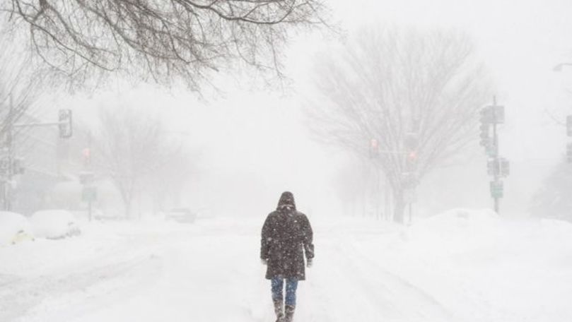 România, lovită de un val de aer polar. Ninsori în jumătate de țară