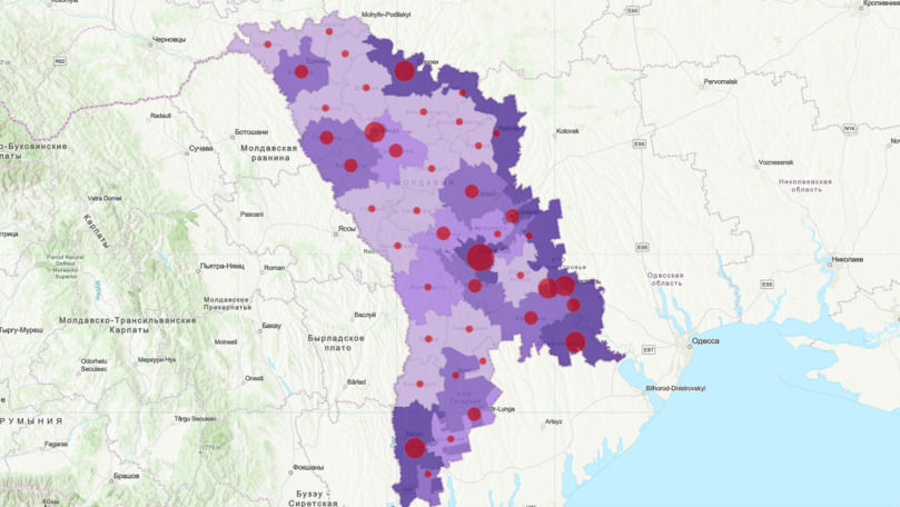 Topul raioanelor care au înregistrate cele mai puține cazuri de COVID-19