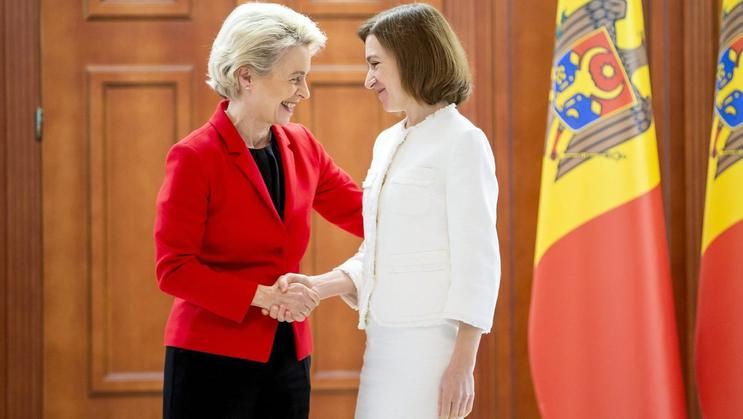 Ursula von der Leyen o felicită pe Sandu: Determinarea ta ne inspiră