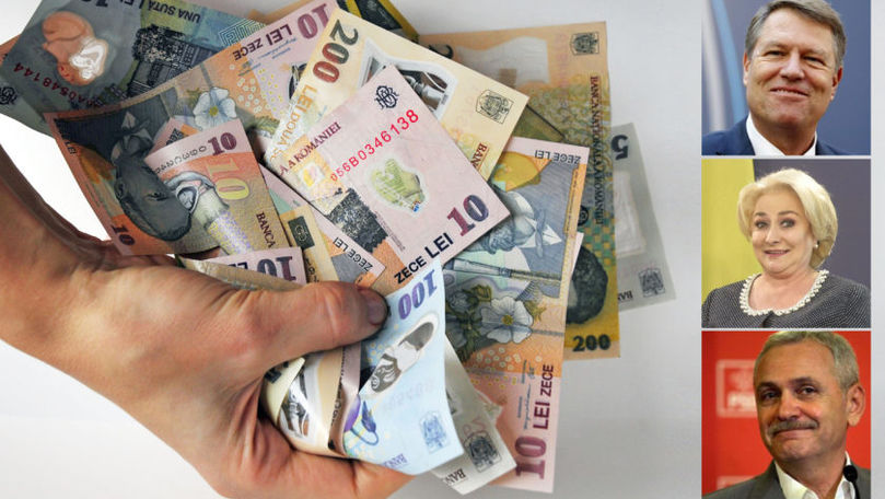 Salarii mai mari pentru Iohannis, Dragnea și Dăncilă