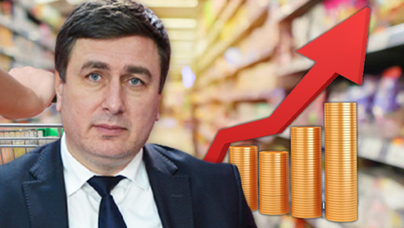 Ионицэ: Молдова сейчас переживает ураган роста цен. Коллаж: Point.md