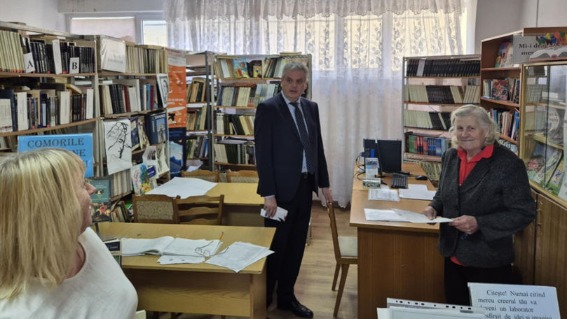 Oleg Serebrian, în vizită la Calfa și Roșcani din Anenii Noi