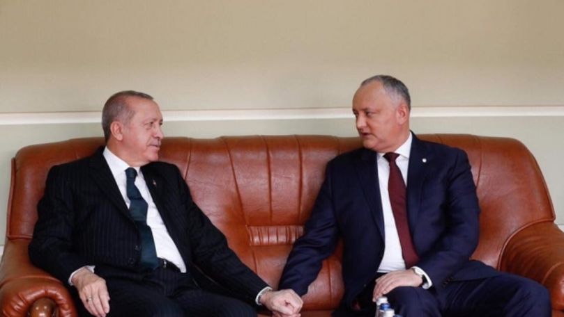 Dodon: Erdogan mi-a povestit în detalii ce a discutat cu Plahotniuc
