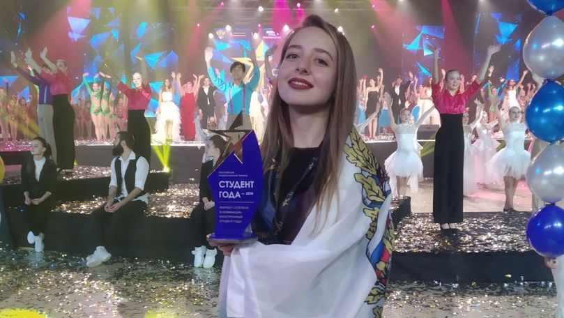 O moldoveancă, desemnată cea mai bună studentă străină în Rusia