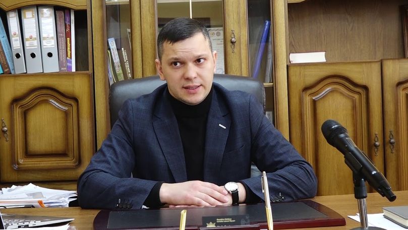 Председатель Рышканского района, социалист Василе Секриеру.
