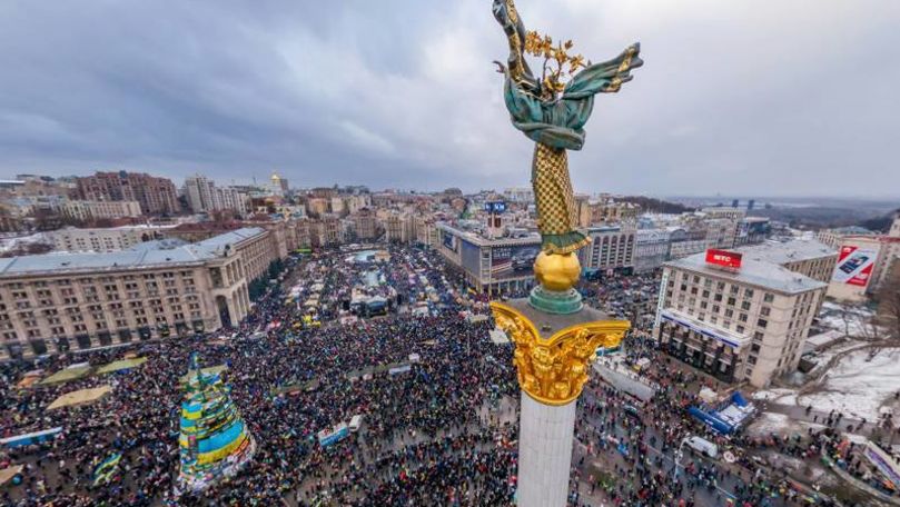 7 ani de la Euromaidan, revoluţia care şi-a luat numele de la un haştag