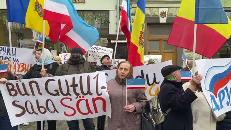 Susținătorii Evgheniei Guțul au cântat Katiuşa în timpul unui protest