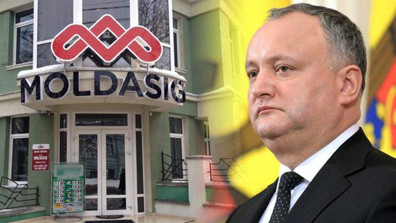 Riscuri la o companie de asigurări. Dodon: Vor fi luate măsuri