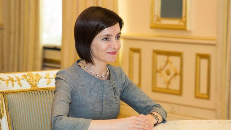 Председатель партии "Действие и солидарность" Майя Санду.