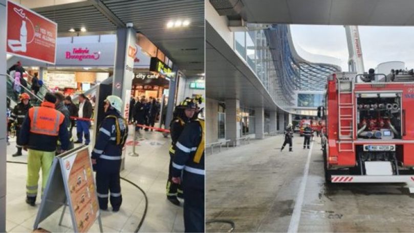 Incendiu pe aeroportul Otopeni. Sute de pasageri au fost evacuați
