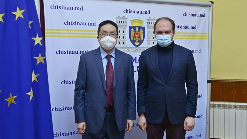 Ion Ceban, întrevedere cu ambasadorul Chinei la Chișinău, Yan Wenbin