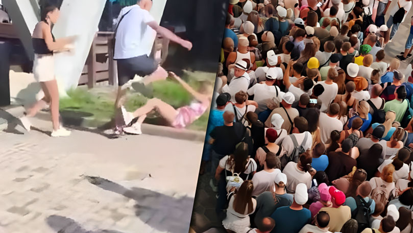 Haos la o stațiune din Rusia: Oamenii s-au bătut ca-n filme. Motivul