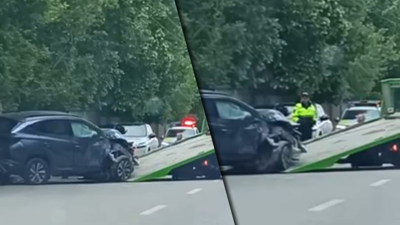 Chișinău: Un șofer și-a pierdut cunoștința și a ajuns într-un gard