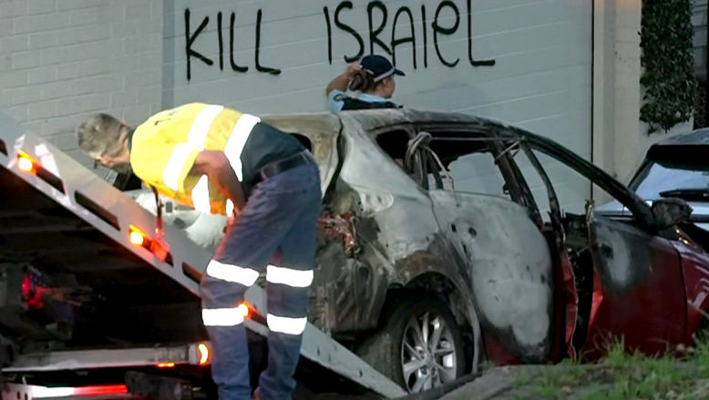Australia: Maşină incendiată şi clădiri pictate cu graffiti anti-Israel